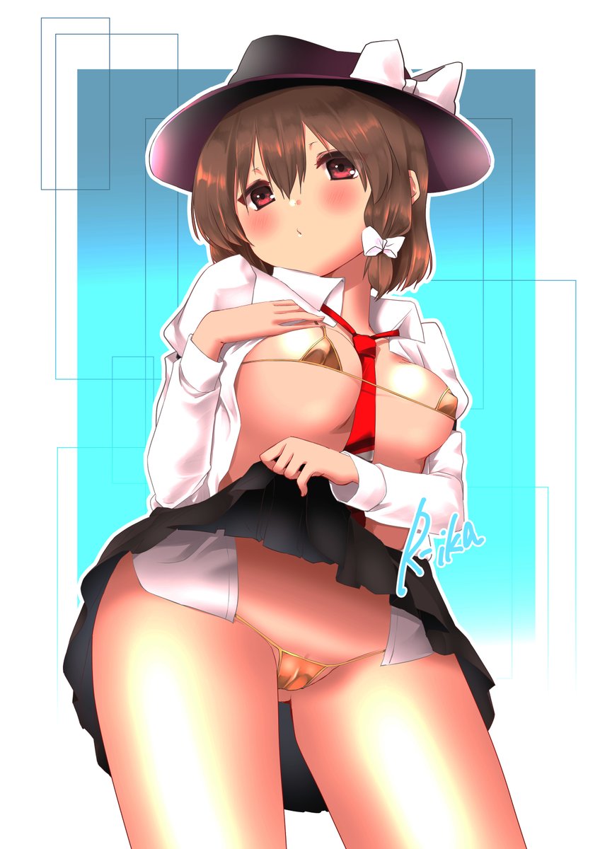 #東方Project #宇佐見蓮子 #金ビキニ 