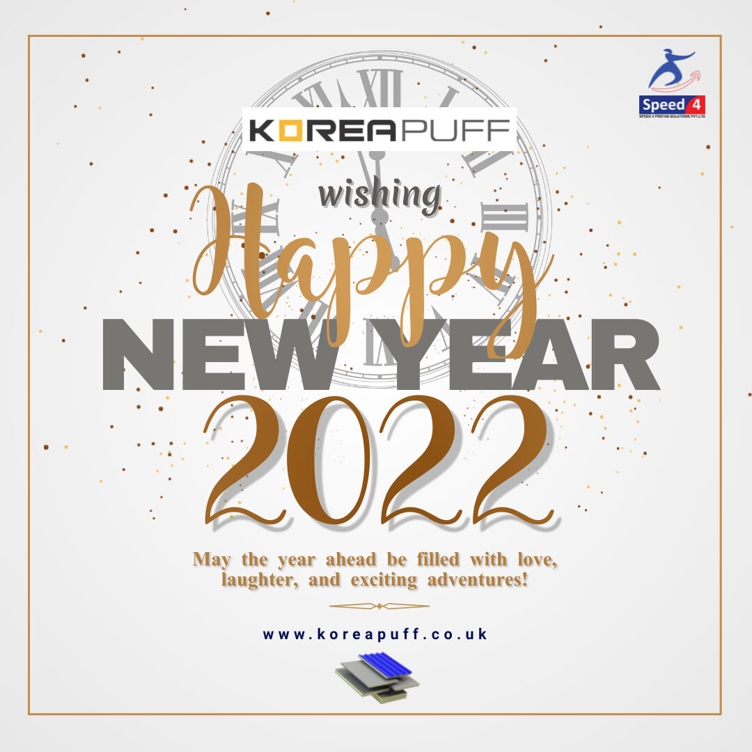 KoreaPuff's tweet photo. May your new year resolutions be successful, may you find peace, purpose, and prosperity in 2022.  #Koreapuff family wishes you all a very Happy New Year! Happy 2022!

To Find Out More About #Koreapuff
Visit us at- Info@koreapuff.in

#newyear #happynewyear #love #christmas #like https://t.co/CyKVQWssgv