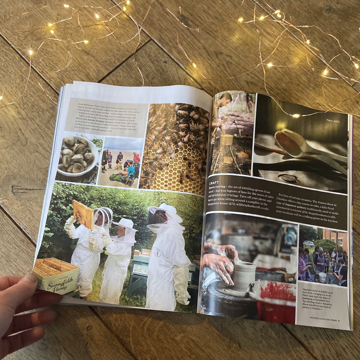 SunnyfieldsHone's tweet image. Pick up the January Waitrose magazine and oooo look at page 70!
So excited to see my little business in print. 🐝
#smallbusiness #press #pr #inthenews #eastanglia #beekeeper #beefarmer #beekeepinguk #womeninbusiness #newyear #happynewyear  #honeybee #bees #savethebees #daysout