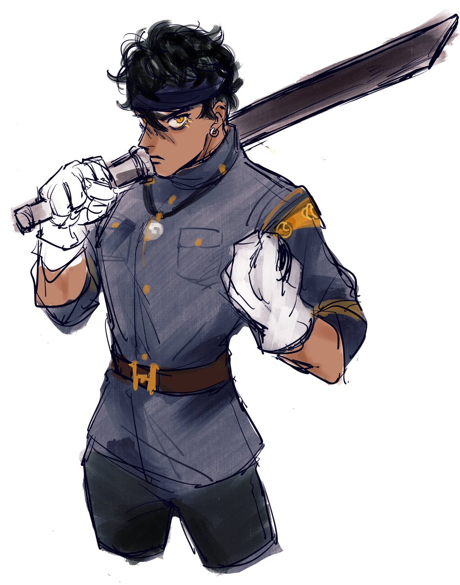 保安官ガンジマン💙💛 #第五人格イラスト #バッツマン 🏏