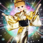 2022年の準備!マツケンサンバの衣装に着替えたりかちゃん‪w