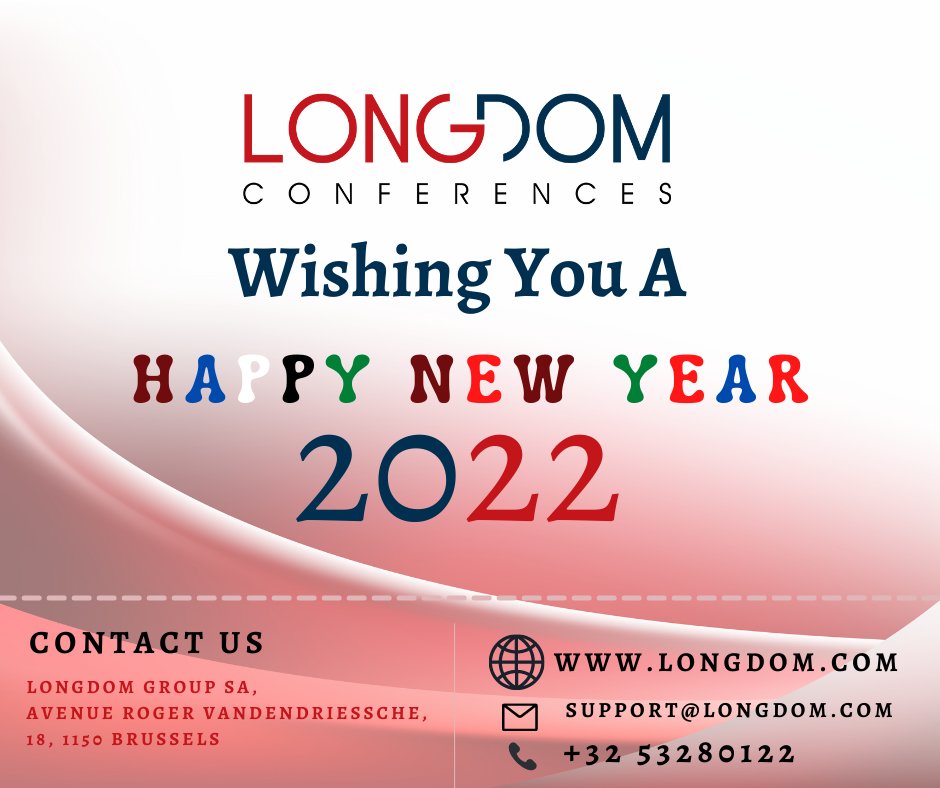 Longdom_Meet's tweet image. Longdom Conferences wishes you and your families a Happy New Year’s greeting with the hope to receive blessings, prosperity, and success in the year 2022.
Link: longdom.com
#longdomconferences #longdomwebinars #happynewyear #newyear2022 #newyearwishes