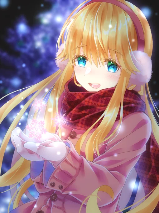 冬の結晶 | 桜谷 #pixiv  描き納めです!今年も一年ありがとうございましたー! 