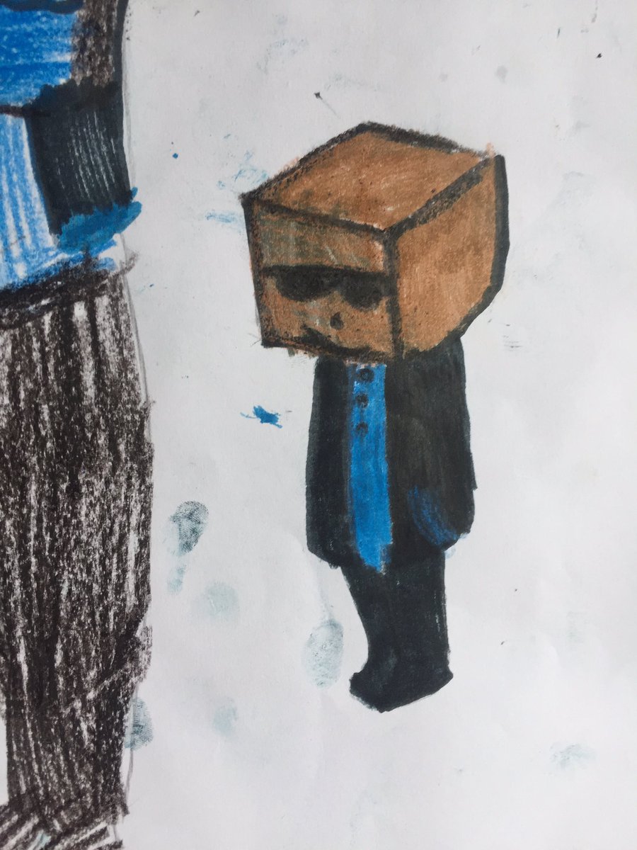 BoxheadTweets's tweet photo. Badass Boxhead by my 8 yo nephew Samuel 😭 https://t.co/J2Es51sPyl