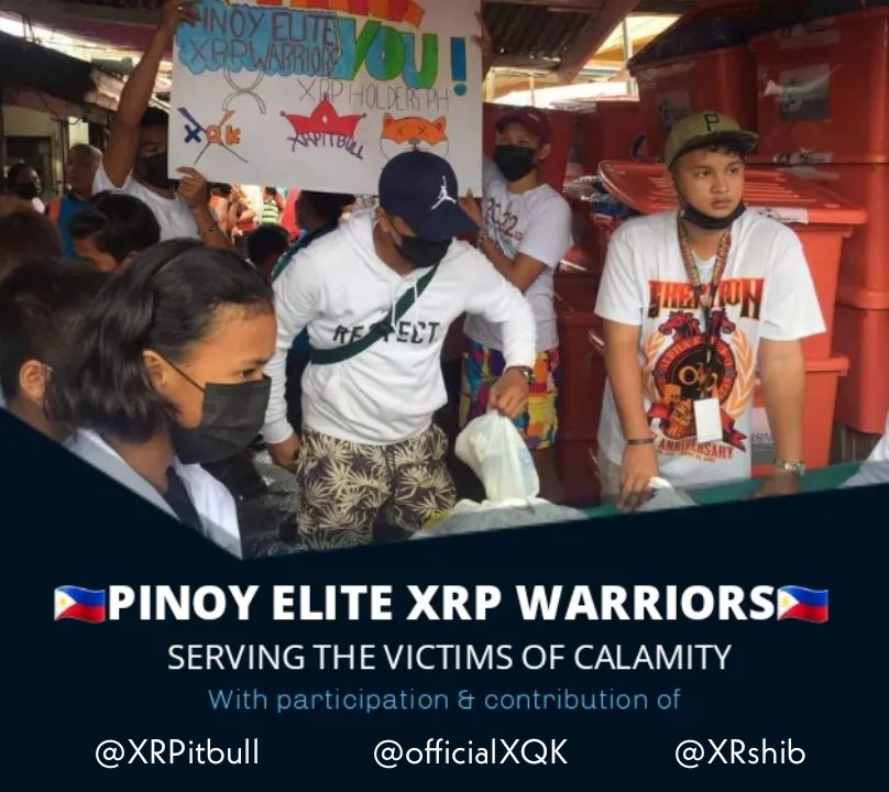 Skipper | XRPL (@skipper_xrp) on Twitter photo 📢Shout to Pinoy Elite XRP Warriors for helping the Filipino citizens that affected by the previous super typhoon in the Philippines by giving relief goods with the contribution of <a href="/officialXQK/">XQuake</a> <a href="/XRshib/">SHIB · Powered by the XRP Ledger</a> <a href="/realXRPitbull/">XRPitbull NFT Collection</a>
In times of calamity you will see good people💝 📢Shout to Pinoy Elite XRP Warriors for helping the Filipino citizens that affected by the previous super typhoon in the Philippines by giving relief goods with the contribution of <a href="/officialXQK/">XQuake</a> <a href="/XRshib/">SHIB · Powered by the XRP Ledger</a> <a href="/realXRPitbull/">XRPitbull NFT Collection</a>
In times of calamity you will see good people💝