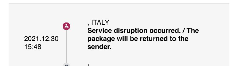 luasunnie's tweet photo. my welcome kit is being sent back wtf 🥲 https://t.co/4TLx6dZVHC