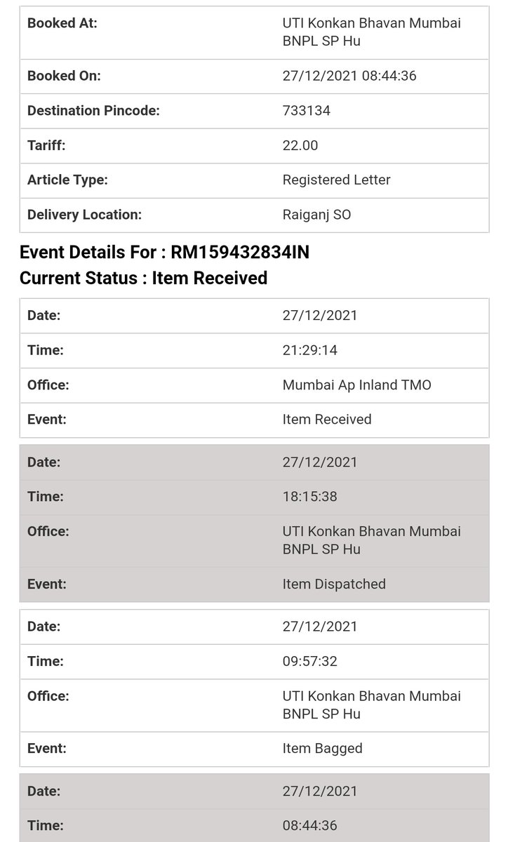 RitamGh44594075's tweet photo. @IndiaPostOffice please Dispatch my PAN ASAP https://t.co/V7VYtg7zym