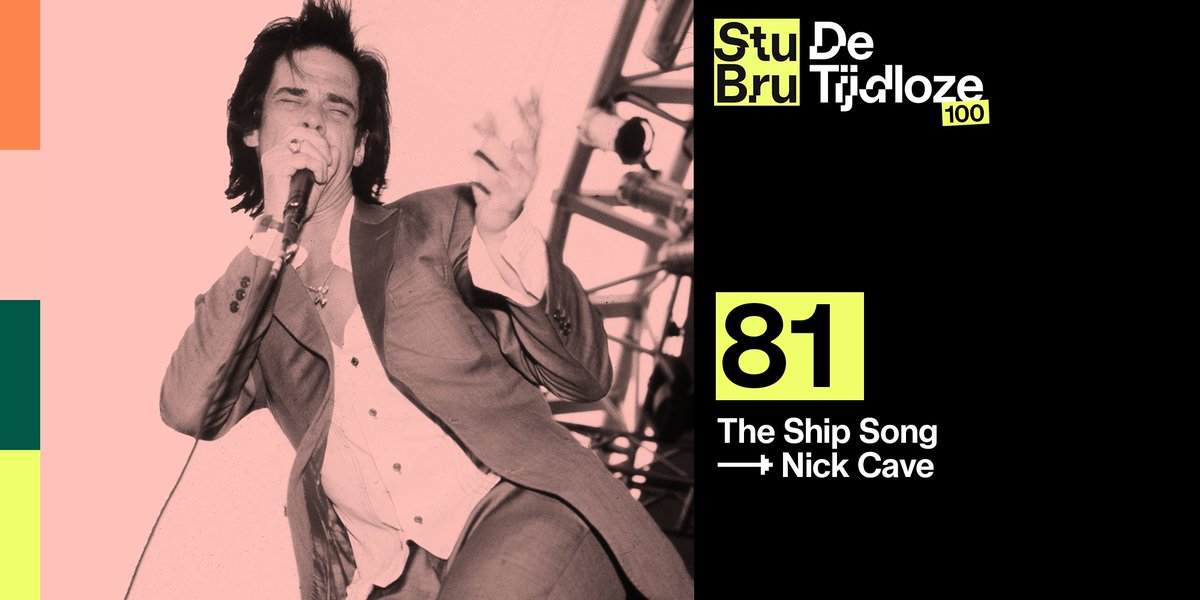 Nr. 81 in #DeTijdloze 100: 'The Ship Song' van <a href="/nickcave/">Nick Cave & The Bad Seeds</a>.