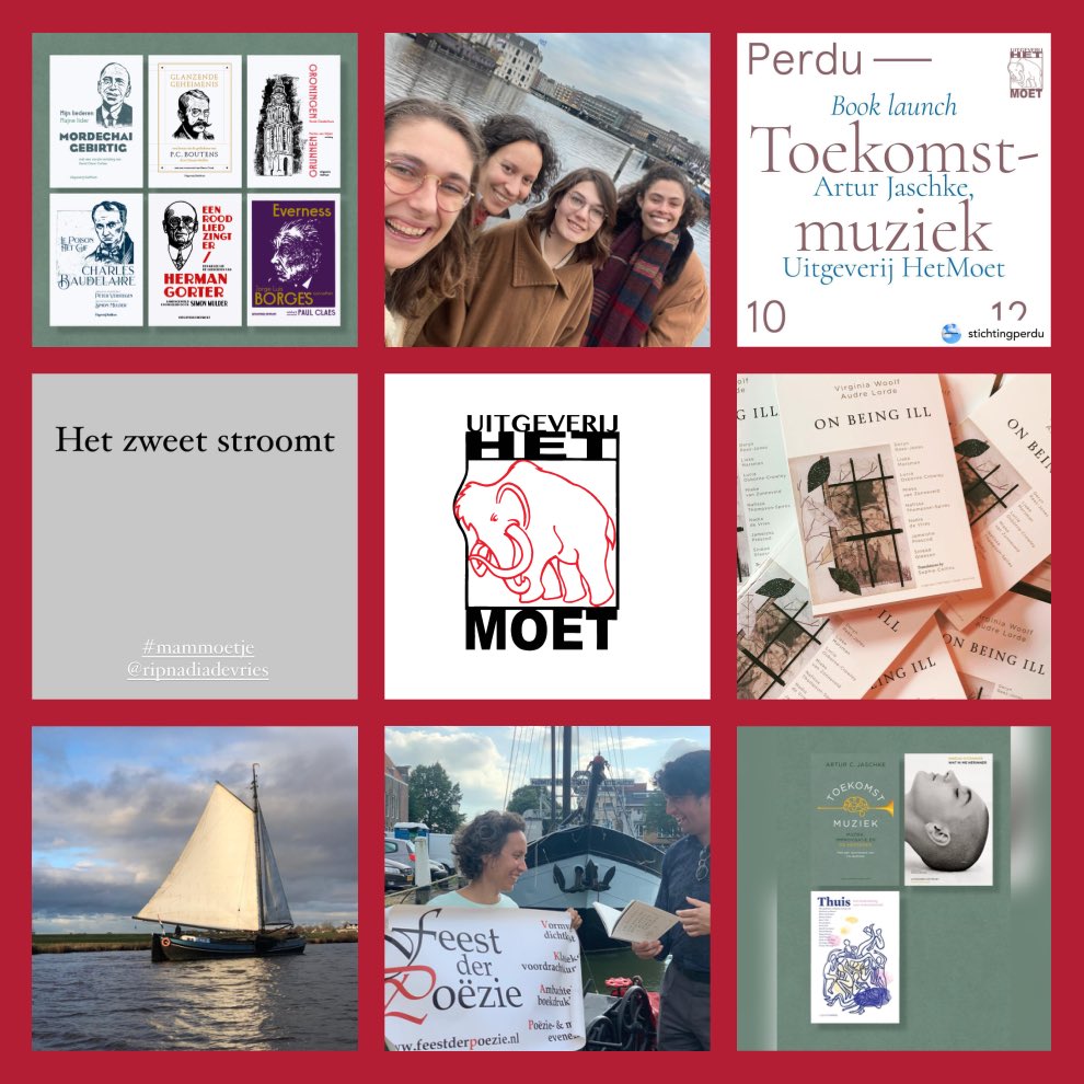 Thank you 2021, and thanks to all authors, editors, printers, typesetters, illustrators, translators; all brilliant minds and creative souls who made it possible to create those beautiful books and literary events with us at HetMoet. ❤️📚

#TeamHetMoet #2021Wrapped