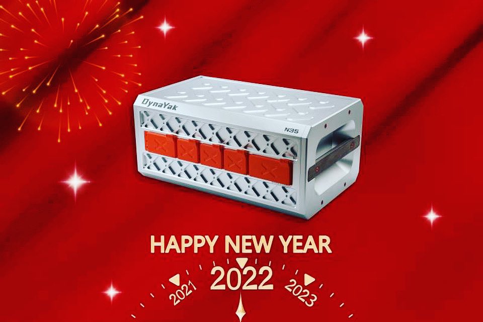 YakDyna's tweet photo. DynaYak N35

Happy New Year!!!
Thank you all for your support and subscription to DynaYak! 

Follow Us:
https://t.co/mmSJVgJwHo

 #DynaYak #powerstation #newyear2022 #newyeargreeting2022 #powersupply #outdoorpower #portablepowerstation #outdoorcamping #waterproofpowerstation https://t.co/iBrRZEInRC