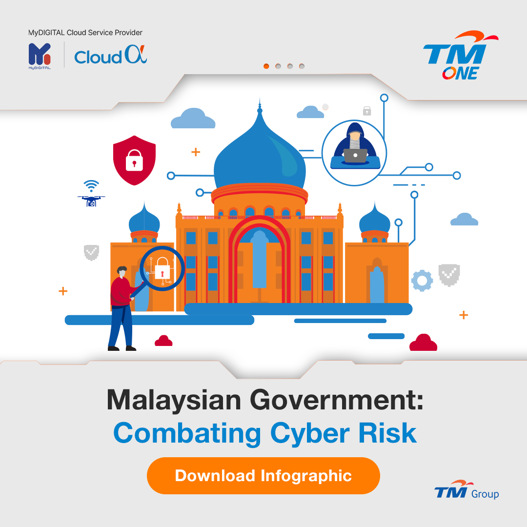 TM_One's tweet photo. Learn about the state of cybersecurity in Malaysian government institutions and how to strengthen it to achieve #MyDigital goals.
Download the infographic here: https://t.co/i96pF2rdtY
#TMONE #CYDEC #cybersecurity #TakingTransformationForward #DigitalMalaysia https://t.co/4l0OHxPjEO