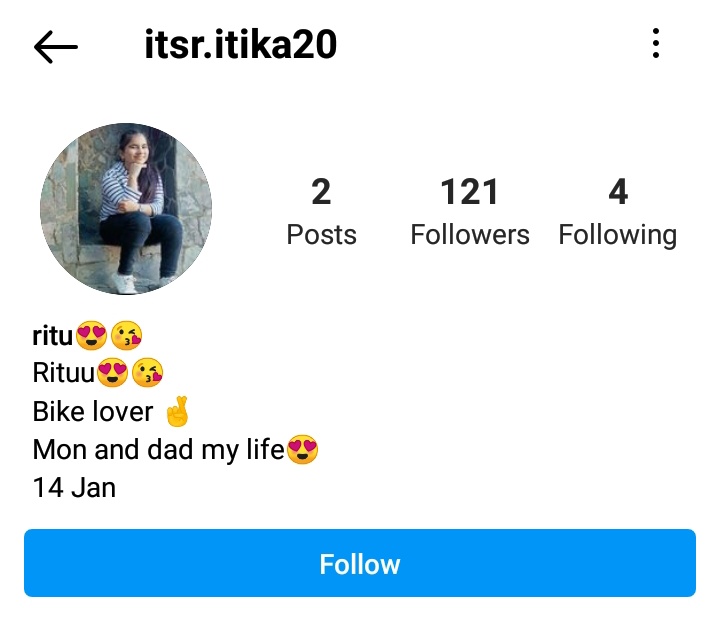 archverma2's tweet photo. Respected sir/ madam, i want to complaint that Someone make fake id "itsr.itika20" Ritika on my daughter's name on instagram. He/she is also using my daughter's photo. We are getting insecure. Kindly do the needful @Meta @InstagramComms @DGPHaryana @cyber @CybercrimeCID https://t.co/YPDwDUfVlf