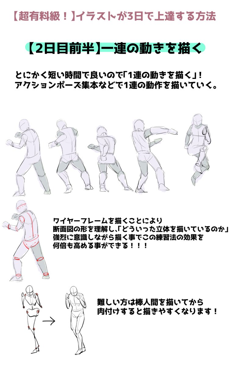12/31 (156日目)
さいとうなおき先生の動画🎥
【超有料級!イラストが3日で上達する方法!】
についてまとめました💡

今回は「イラスト3日間上達法」について😊
詳しくはまとめ画像にて📝

#イラスト #イラスト練習 #イラスト講座 