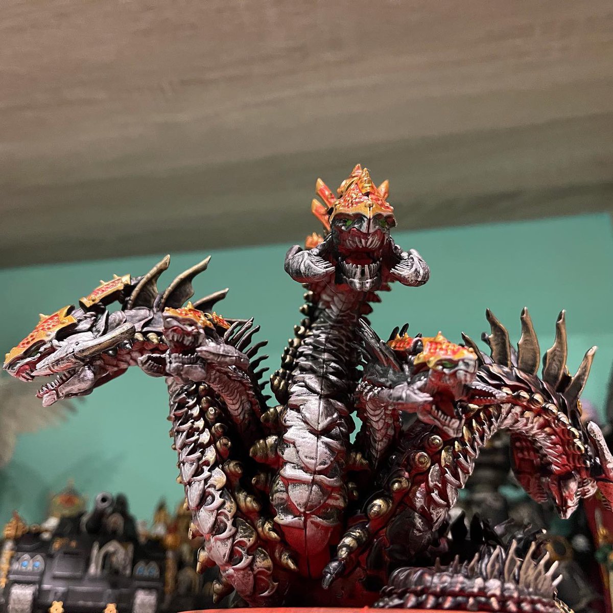 yellowpotion404's tweet image. 怪獣塗るのは楽しい
#warmachineandhordes 
#skorne
#deserthydra