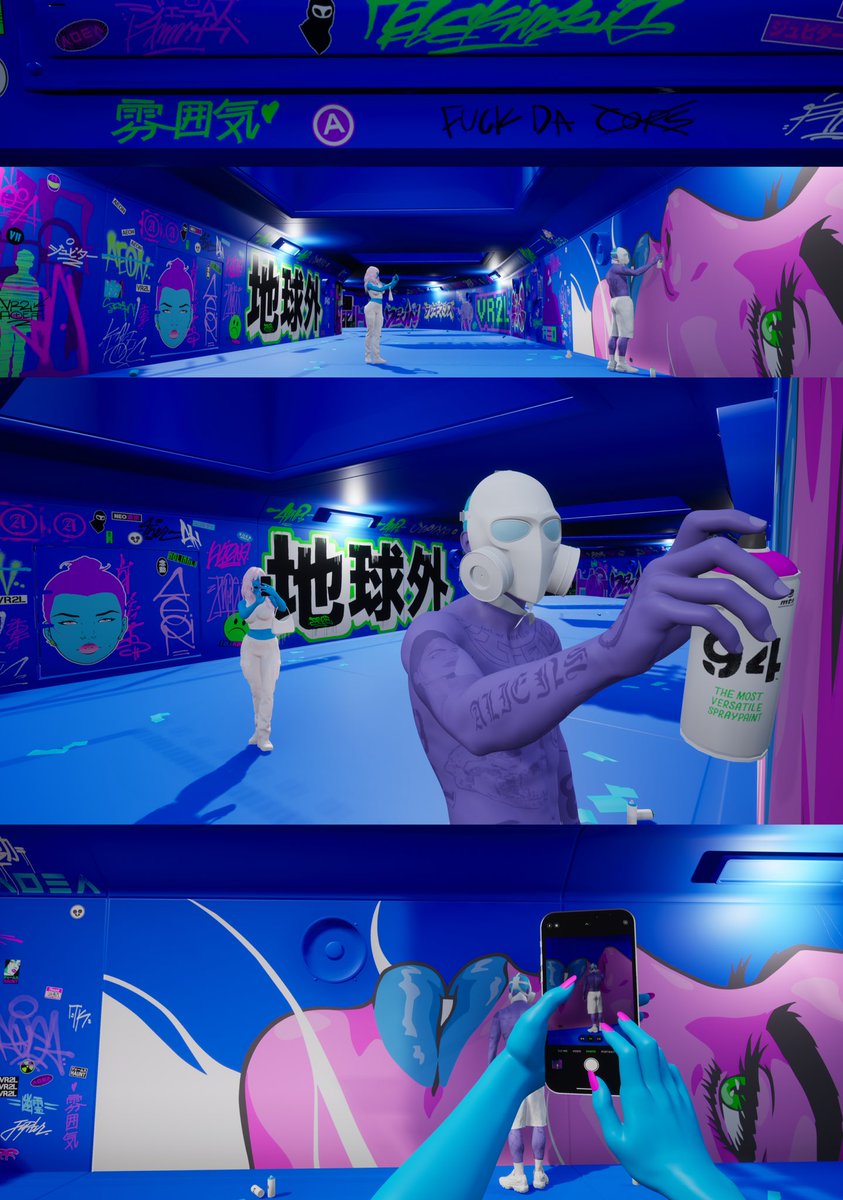 Catching a spot in the metaverse. #UnrealEngine