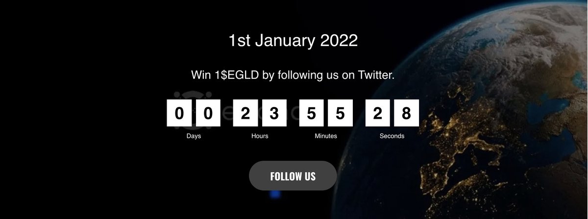24 hours to go! We will announce the first #ElrondDAO EGLD winner. 

Learn more: elrond-dao.com