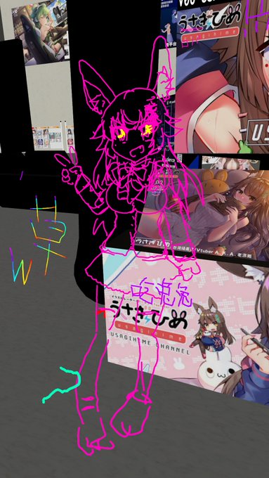 在線上同人場上畫圖 