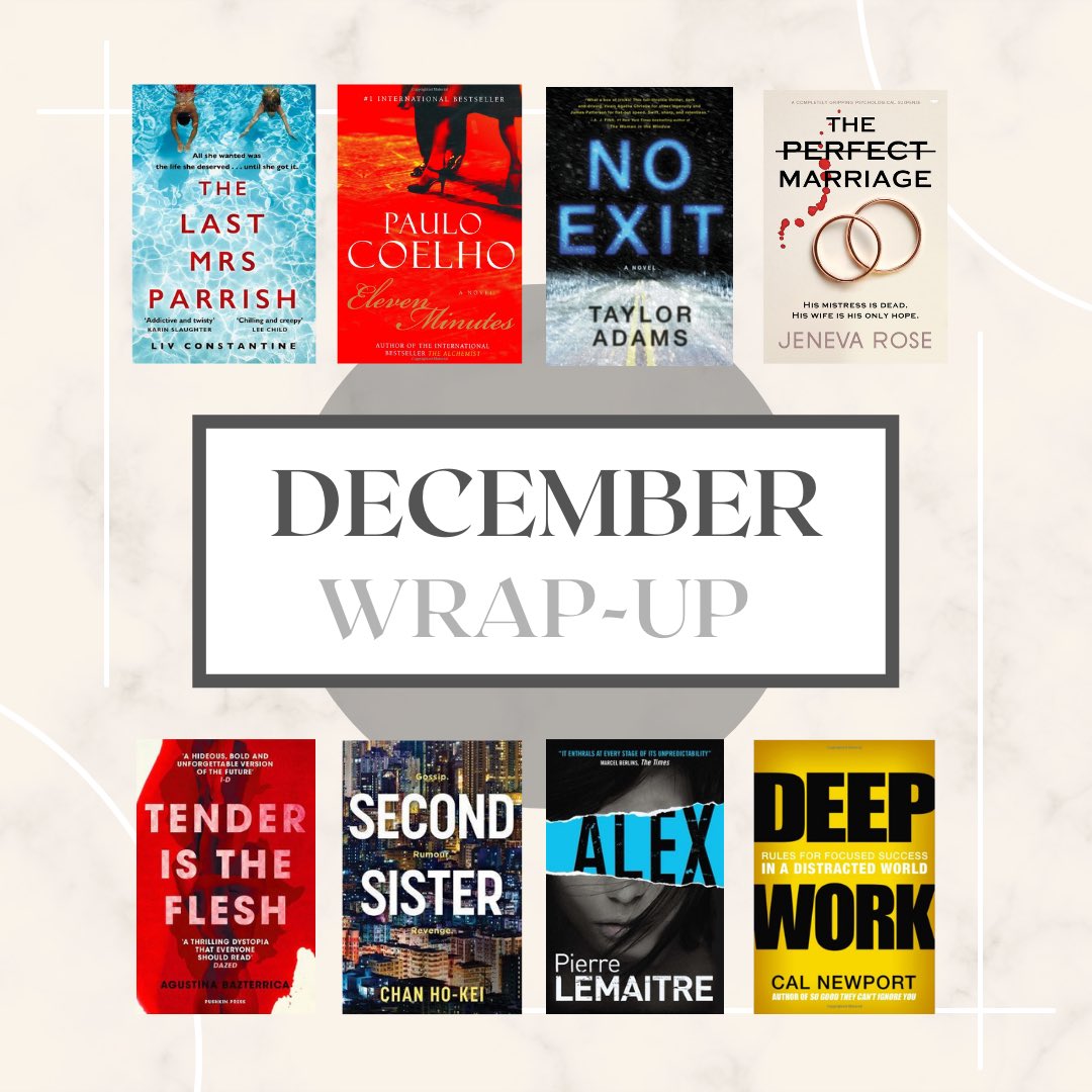 EHNathasia's tweet photo. DECEMBER WRAP-UP 2021
Bacaan keseluruhan 15 buah buku.
Nak baca ulasan pendek setiap buku? Boleh rujuk rajutan ini ok 😊
#KLBACA
#MalaysiaMembaca https://t.co/jsh3uNiDU6