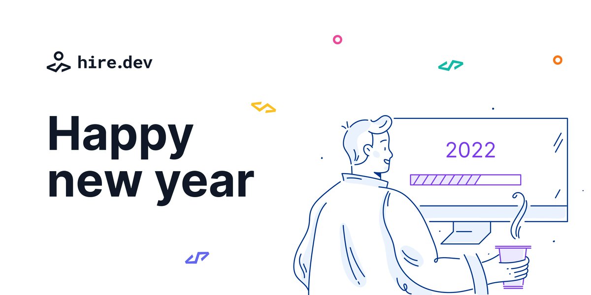 hiredevapp's tweet photo. It has been a rough year, but you never know... 2022 might turn out great. Happy new year from all of us at https://t.co/rAy5eNhziu! 🎉 #HappyNewYear https://t.co/ktP2SArtKd