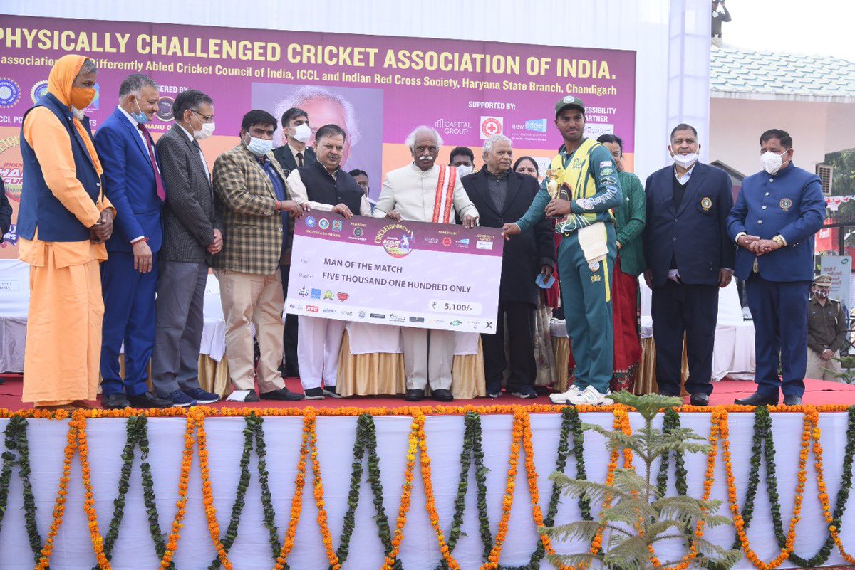 dcciofficial's tweet photo. Yet another successful edition of #HAPCUP comes to a grand closure. Top class apparels,Top Class facilities, Top Class awards and above all Top Class cricket. This is just the beginning. With the blessings of @JayShah @BCCI face of disability cricket is going to change for ever https://t.co/RO9Rs6woXJ