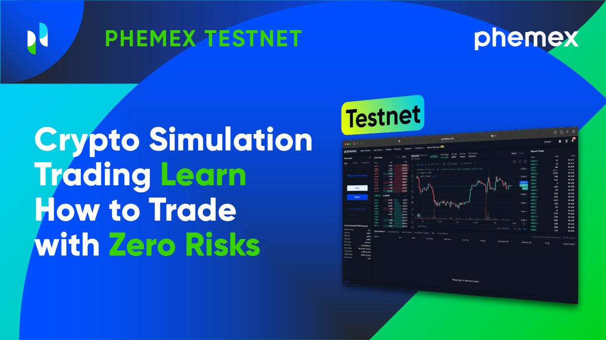 Phemex_official's tweet photo. You can learn to trade cryptocurrencies and test 📝 different trading strategies 📊 without risking your own capital.🤩 

Try now ▶️ https://t.co/NjpLyHk5aF

#testnet #phemex #crypto #simulation #trade #learn https://t.co/fc5yY9ymAF