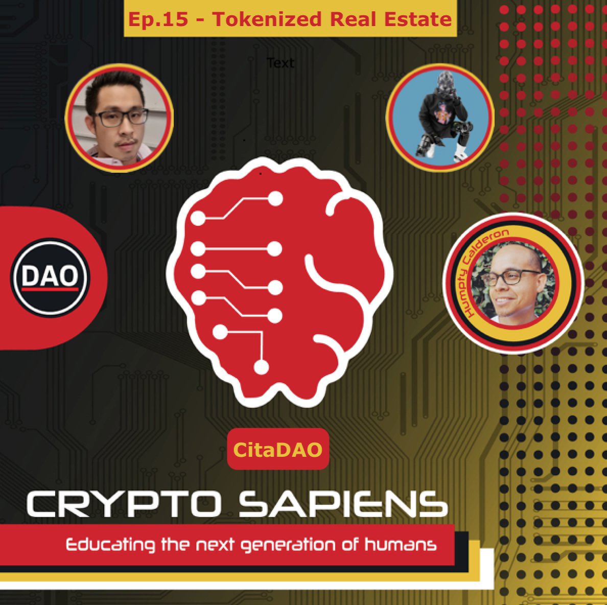 #Ep.15 - 🎧 TUNE IN on the 3rd January 2022 
#CitaDAO is a Permissionless, decentralized investing platform to instantly unlock liquidity in home equity. We're talking to <a href="/EthNowEth/">ethan</a> of <a href="/0xRealFi/">Joel 🏰</a> <a href="/citadao_io/">Knights of CitaDAO (🏰,🏰)</a> about Tokenizing #RealEstate and its contribution to the industry.