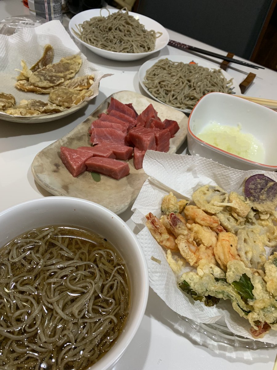 kiyopite's tweet photo. 私はあったかいお蕎麦♪ https://t.co/l6pjMqOtYY