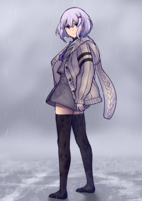 「雨の中の迷子。」 
