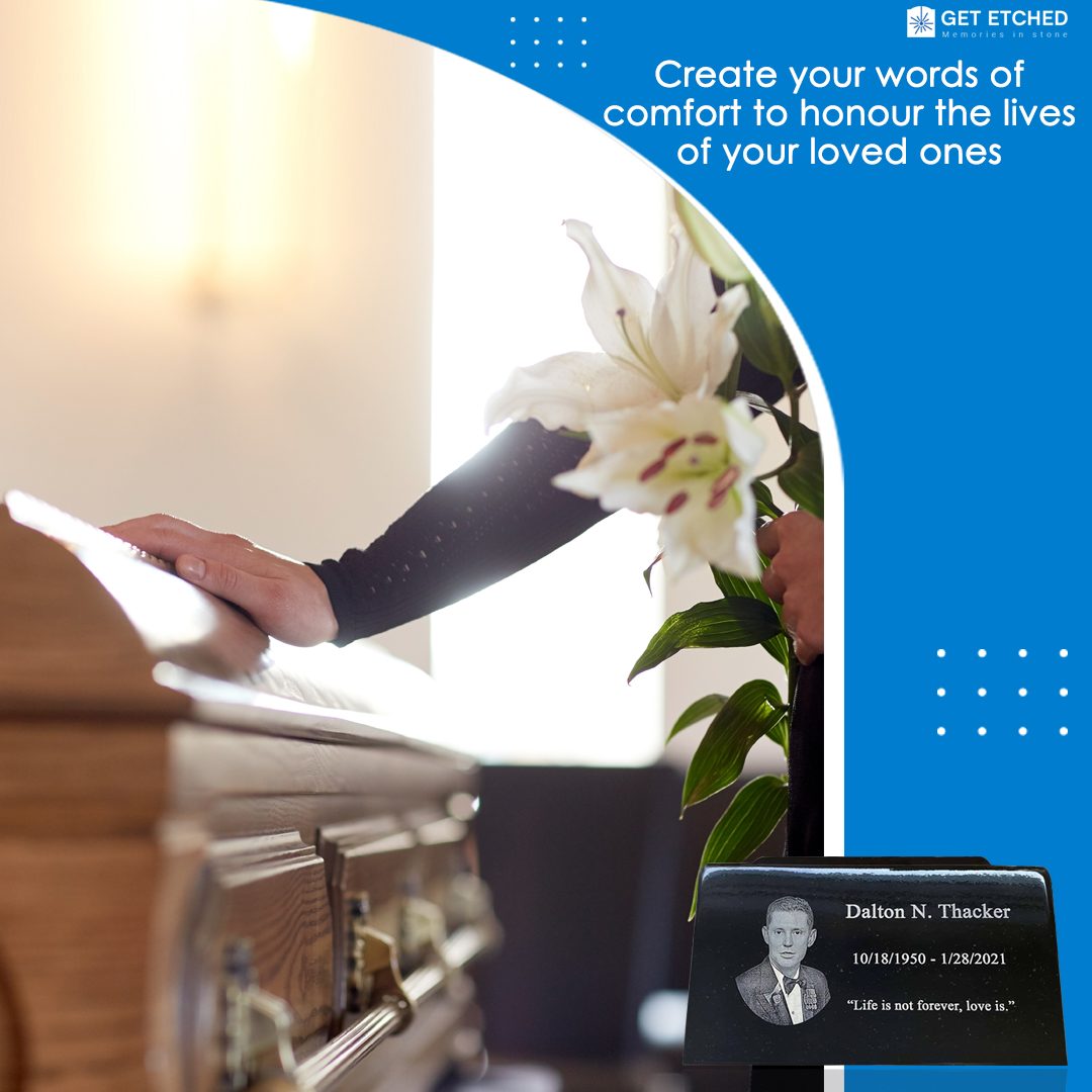 getetched's tweet photo. Etched Memorials offers Personalized Grave markers and Urns for the Lives that will be eternally Cherished! Choose your favorite photo, add the name, date of birth, date of passing and any sentiment for your dearly departed. https://t.co/Pp2tyST737
#gravemarker #flatmarkers https://t.co/M3cv1zADjE