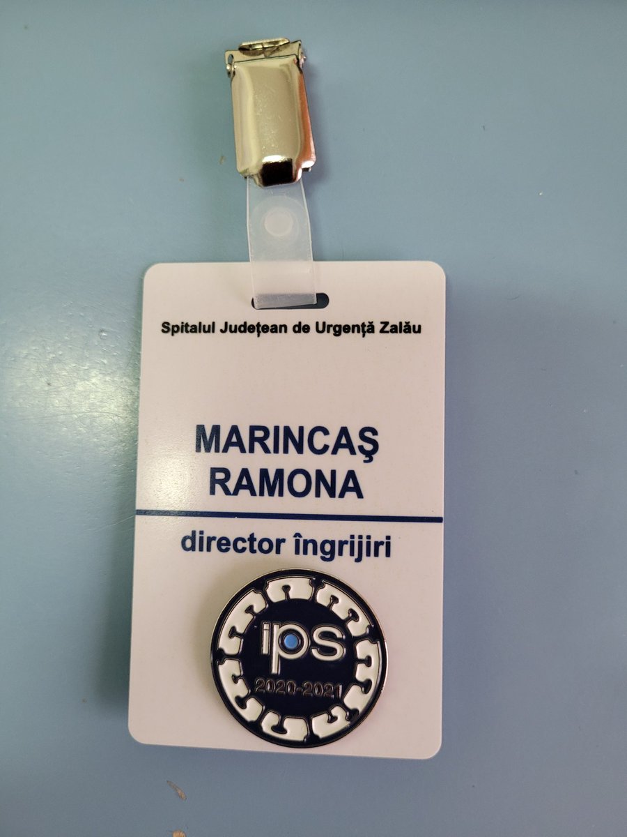 Thank you <a href="/IPS_Infection/">IPS</a> I am so proud to be IPS member and I will wear the pin every day on my badge 🤗