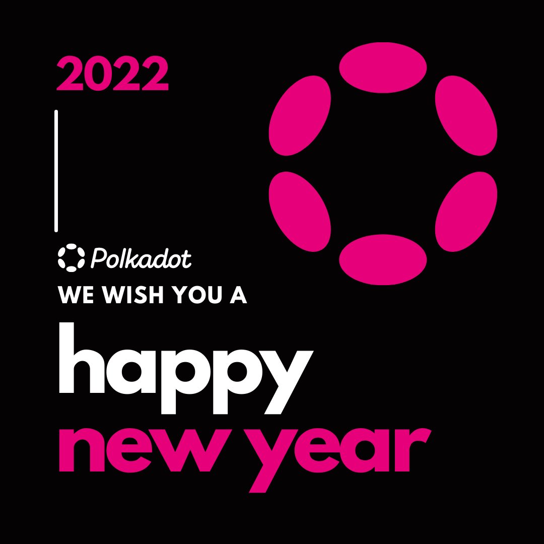 Qinwen_Wang's tweet image. Happy New Year ;) #2022 Team @Polkadot