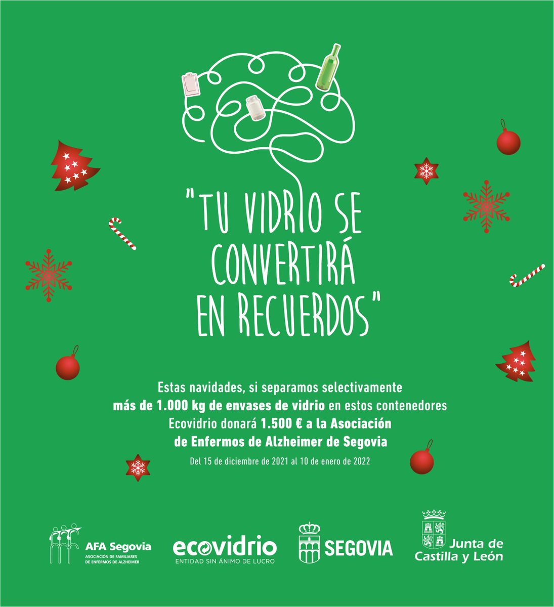 Ayuntamiento de Segovia (@segovia_es) on Twitter photo 🍾 Seguro que hoy caerán unos cuantos brindis, ¿verdad?
¡No te olvides que, esta Navidad, reciclar con <a href="/ecovidrio/">Ecovidrio 🌍</a> tiene premio para nuestros amigos de <a href="/afasegovia/">Afasegovia</a>!
Consulta toda la información y puntos de reciclaje de esta campaña en:
bit.ly/3HnyvJR 🍾 Seguro que hoy caerán unos cuantos brindis, ¿verdad?
¡No te olvides que, esta Navidad, reciclar con <a href="/ecovidrio/">Ecovidrio 🌍</a> tiene premio para nuestros amigos de <a href="/afasegovia/">Afasegovia</a>!
Consulta toda la información y puntos de reciclaje de esta campaña en:
bit.ly/3HnyvJR