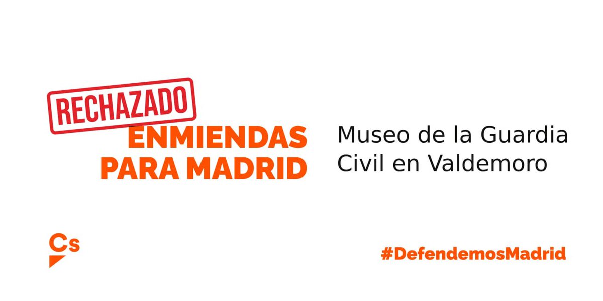 CSValdemoro's tweet photo. 🏛 Valdemoro pierde la oportunidad de tener un Museo de la Guardia Civil donde se honren los más de 175 años de historia al servicio de nuestro país y su vinculación con nuestro municipio desde 1855.

#DefendemosMadrid
#Liberales
#Valdemoro https://t.co/T0Fjca12kU