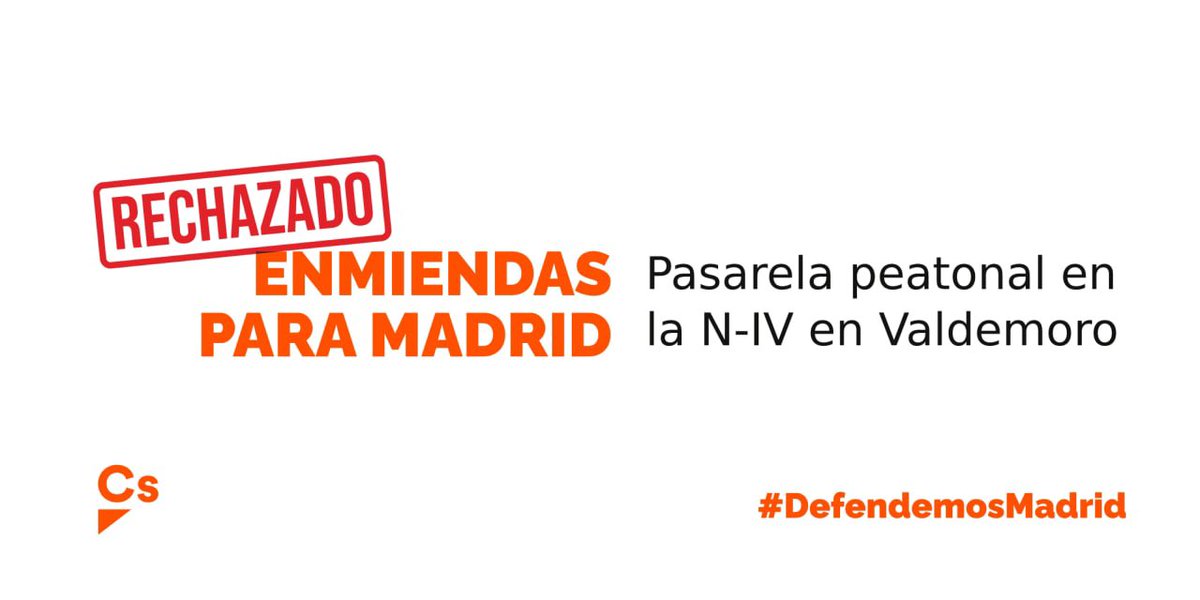 CSValdemoro's tweet photo. 🚧Tampoco tendremos una nueva pasarela peatonal sobre la N-IV ni se ampliará el túnel que facilite y descongestione los accesos y las salidas del municipio.

#DefendemosMadrid
#Liberales
#Valdemoro https://t.co/3QjEkryxOp