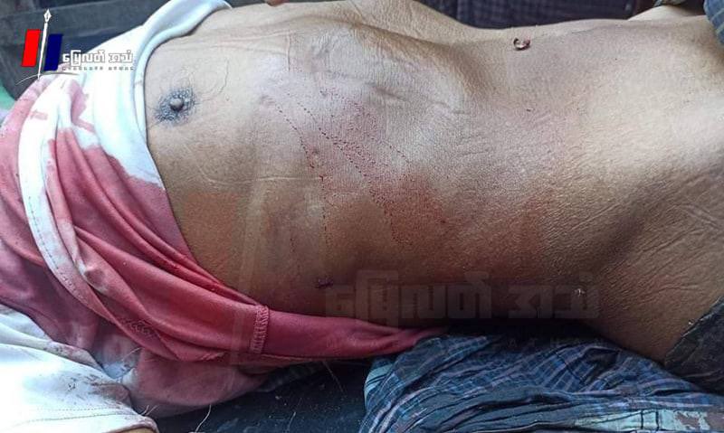 tw // death SAC backed Pyusawhti thugs stormed in Pauk Tsp, Magwe Region, &amp; ransacked homes. Then they went to southern part of the country &amp; violently shot a man. #Dec31Coup    #FederalDemocracyNewYear2022 #WhatsHappeningInMyanmar