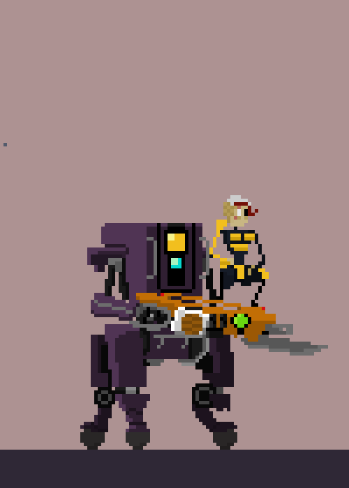 Bone_Idle_Games's tweet photo. Come download and play #GladiusGames 
Meet the team! Beat the team!
#characterdesign #mech #Mecha #Robot #pixelart #giantrobot #gamedev #IndieArtists #2Dfightinggame https://t.co/zTTF3Ol98Z