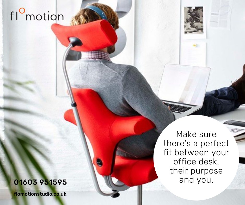 FlomotionStudio's tweet image. Make sure there’s a perfect fit between your office desk, their purpose and you. Having the ability to change your posture from sitting to standing encourages movement and flexibility, find out more here: flomotionstudio.co.uk/ergonomic-desk… 
#ergonomicdesks #activeworking #sitstandsolution
