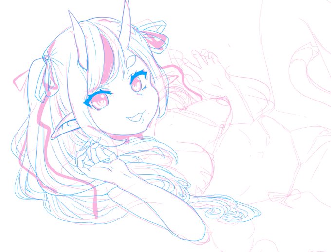 やっぱ好きな絵を描いてる時が一番上手く描けますね 