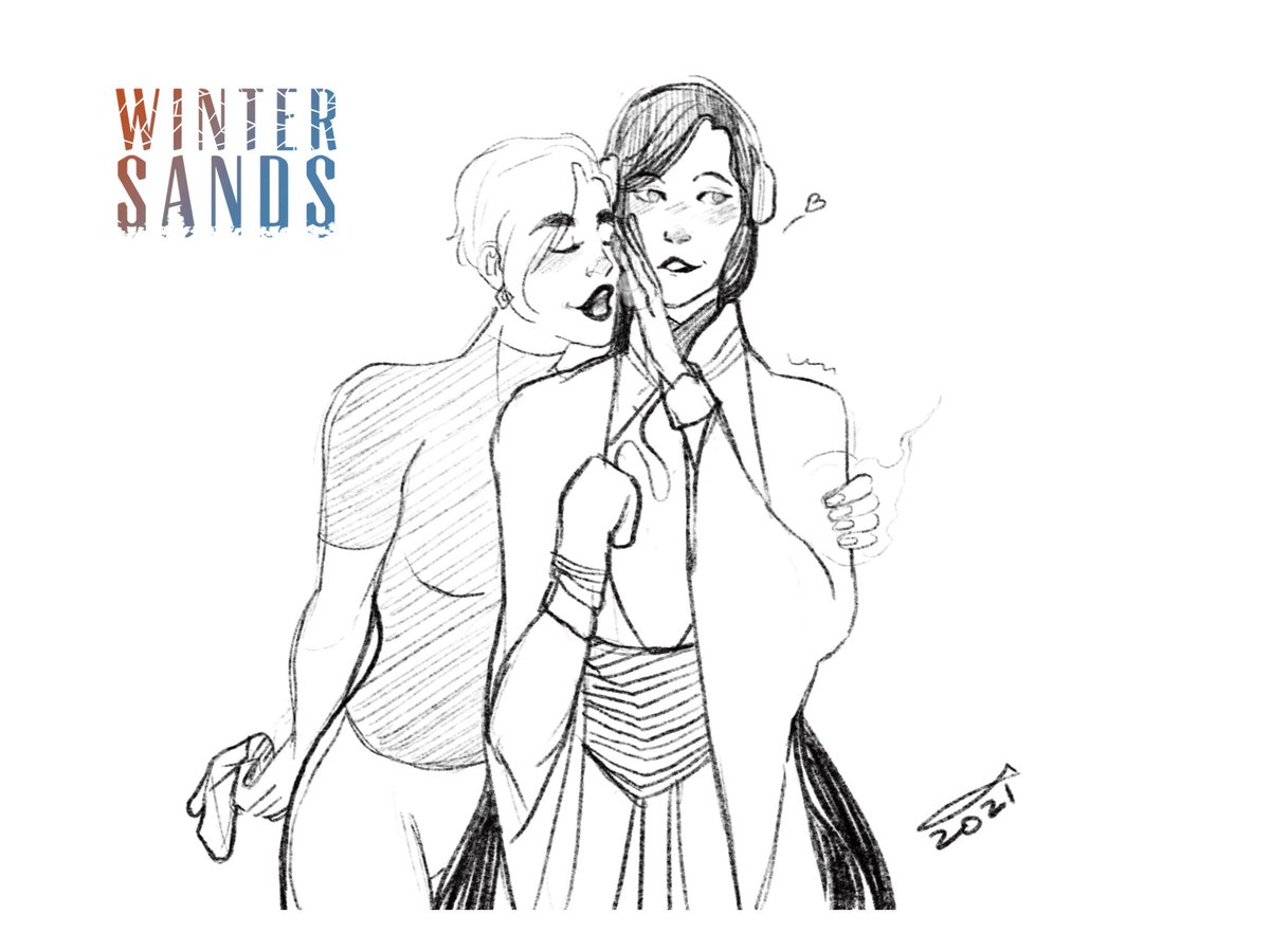 whaeverstudios's tweet photo. You’ll never get cold if you’re the Keeper of Fire! aka the dynamics that will continue in the New Year ☆彡

#whaeverstudios #wintersands #teampeach #teamplum #teamcherry #wsagatha #wsnimeire #wseliris #wssandris #happynewyear #visual_novel #fantasy #elves #keeperoffire #wsart https://t.co/ubP1njOgco