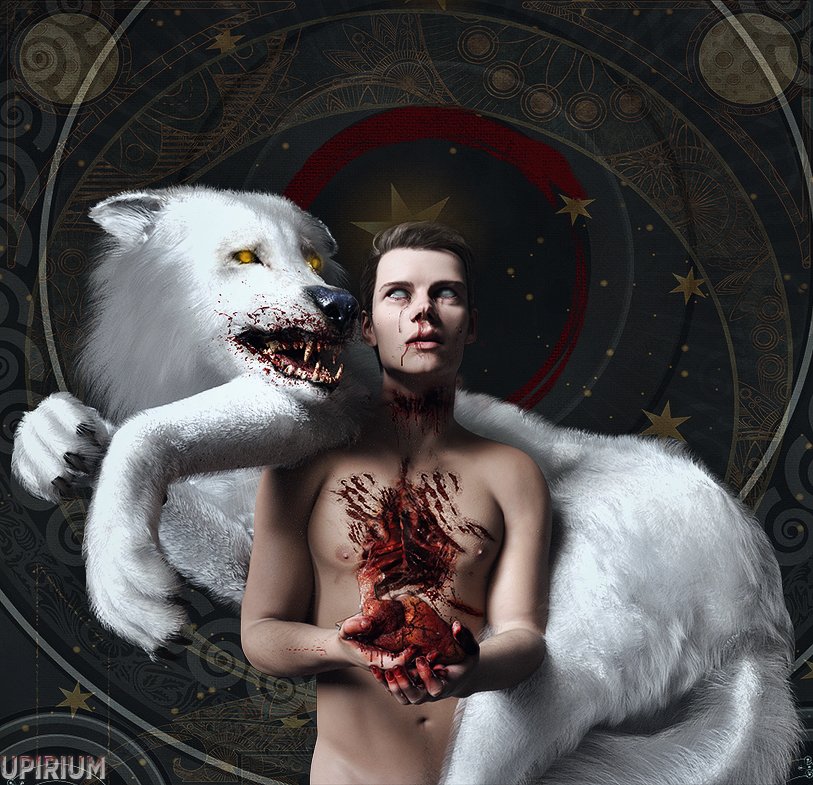 upirium's tweet photo. Just do it, please. I don't wanna be this. Look at you. You'll live out the rest of your days as a fuckin' animal. Just do it. #hemlockgrove #gore #blood #romangodfrey #peterrumancek #DAZ3D #3D #art #myart https://t.co/2y9e103Fpv