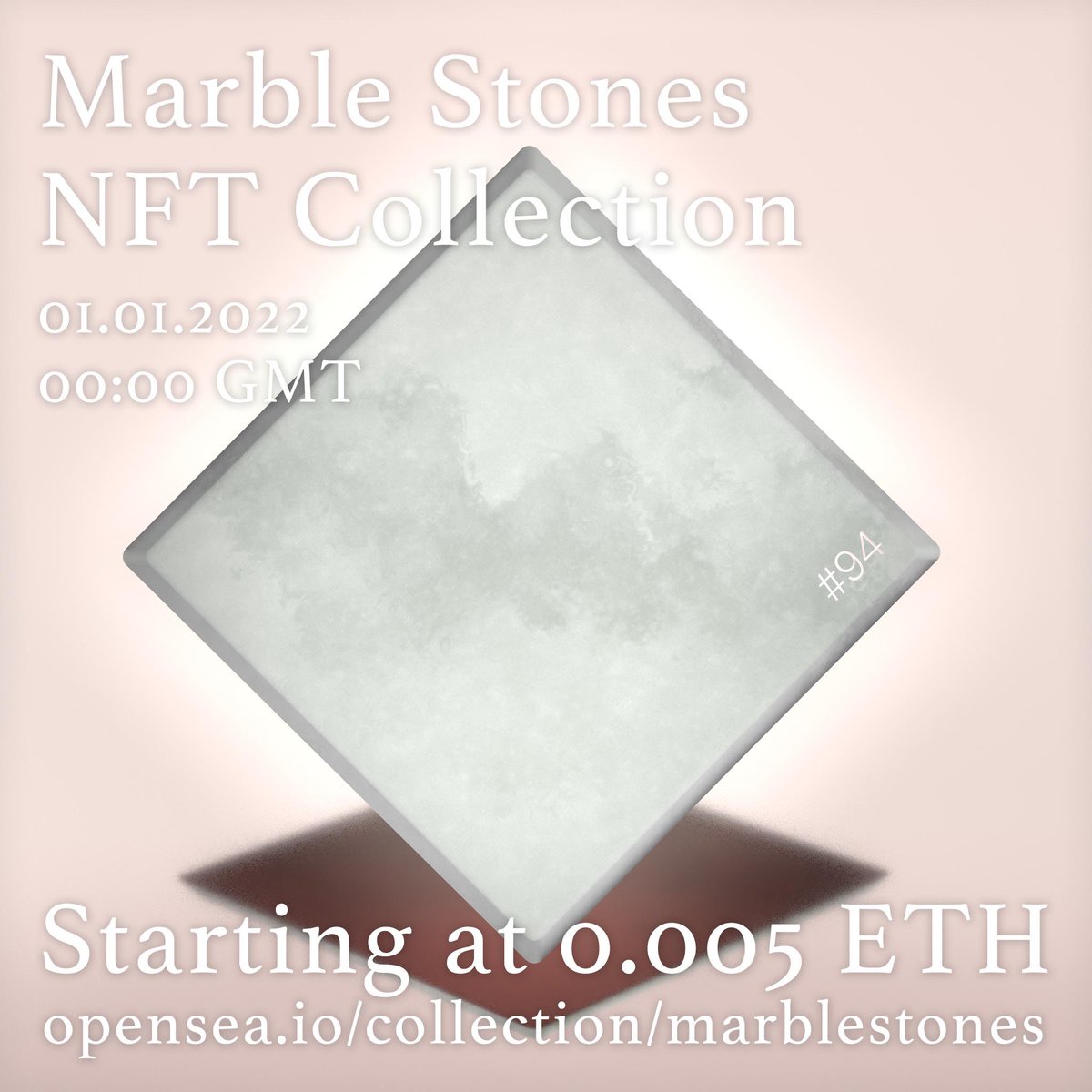 MarbleStone_nft's tweet photo. Only a few hours left until Marble Stones #nft launch on @opensea #NFTCommunity #NFTdrop #NewYearsEve https://t.co/1uOc345Y5g