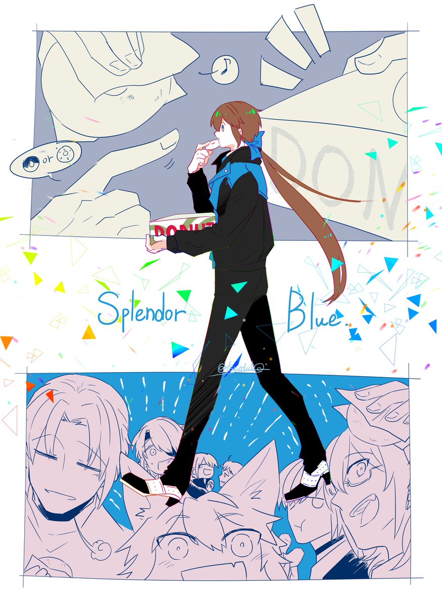 _tsuodu's tweet photo. 旧き年にお疲れ様。新しい年に初めまして。
こんにちは、みんな。これからもよろしくね!
#スプブル #Splendor_Blue https://t.co/CnNCuiExE9