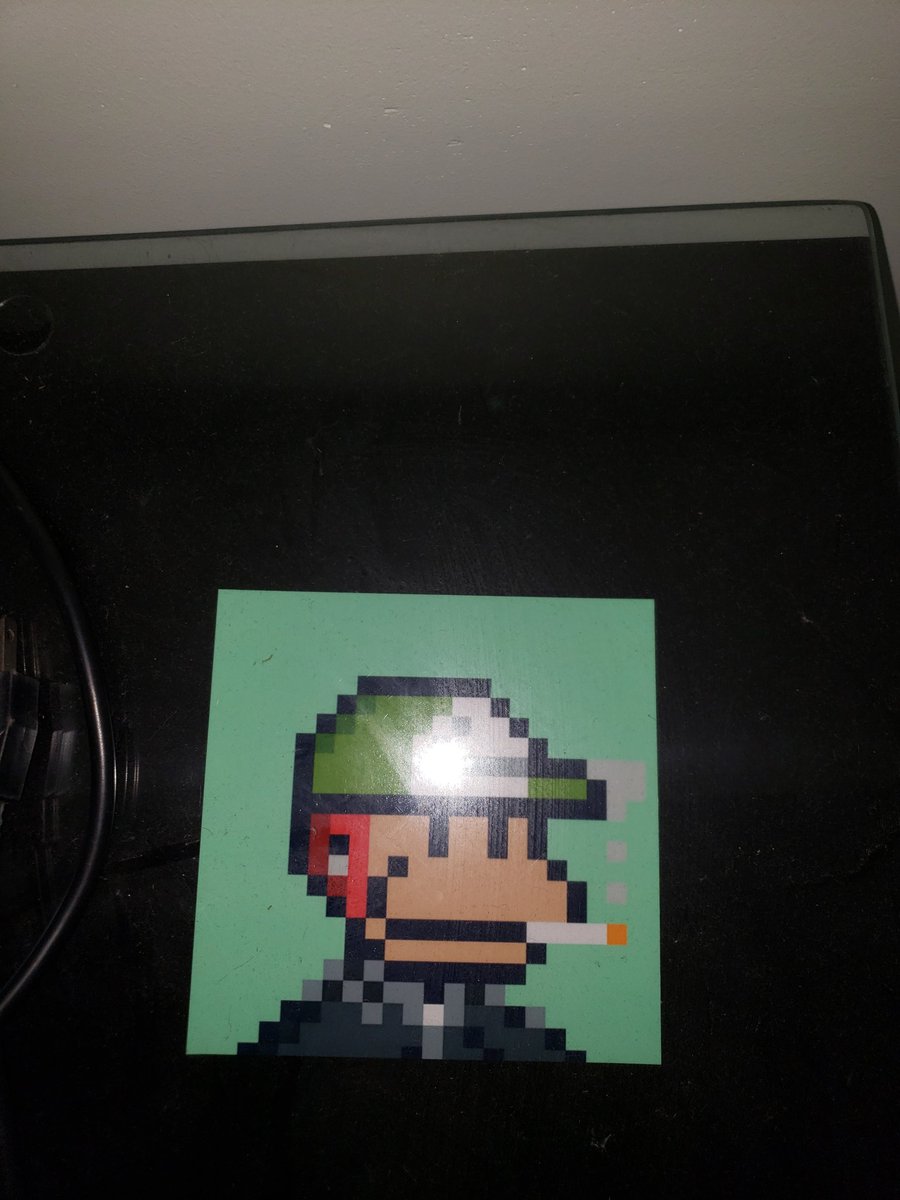 timmy_forrest's tweet photo. I sold my @SolanaMBS #100 for like $300. And I get reminded everyday of the terrible trade @dizzanxietytho 

Now its listed at ~$28,400

But at least I have the physical print on my desk. https://t.co/Gyborjf5oy