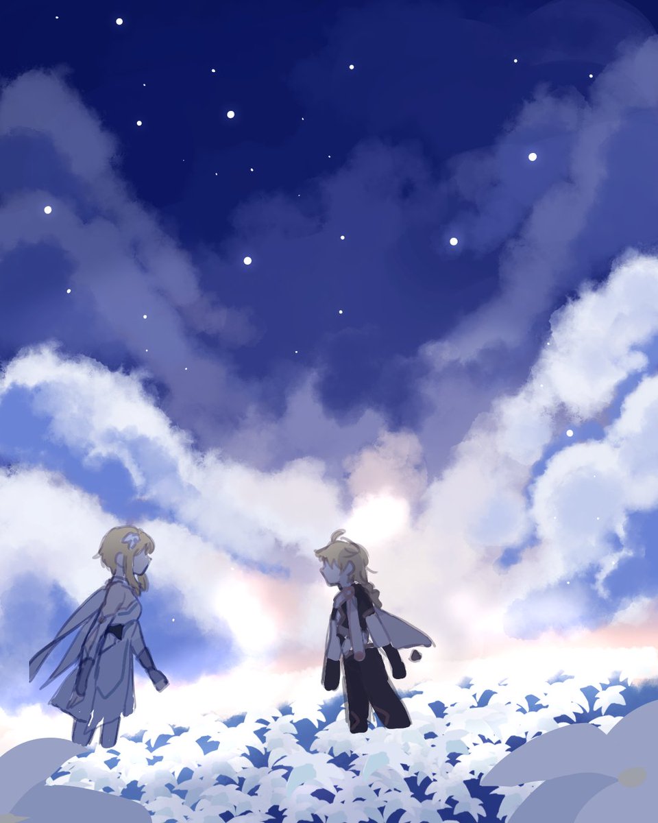 Somewhere only we know
#原神 #GenshinImpact #Lumine #Aether 