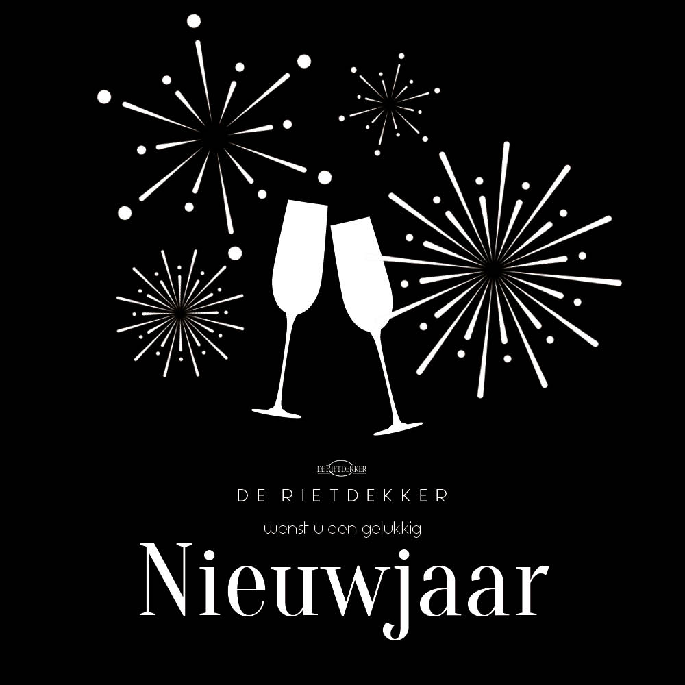 De Rietdekker wenst u het beste toe voor 2022!  #derietdekker #gelukkignieuwjaar #happy2022