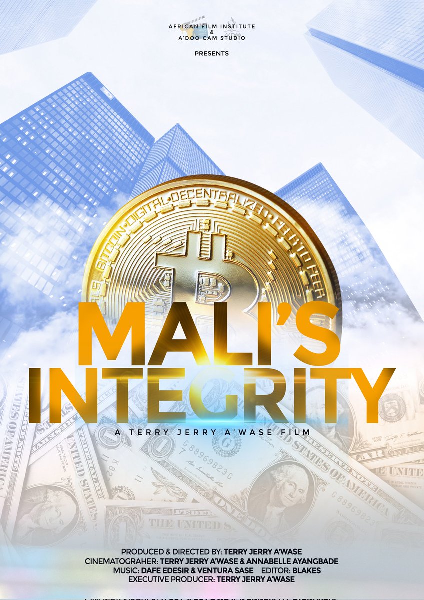 TerryJerryAwase's tweet photo. Mali's Integrity official Selections in 2021.
1. Lift off global network -UK
2. Angelica film festival- US
3. International science film festival of india
4.First time Filmmaker sessions - UK
#terryjerryawase #Documentary #film #filmtwt https://t.co/PwTNp4TROq
