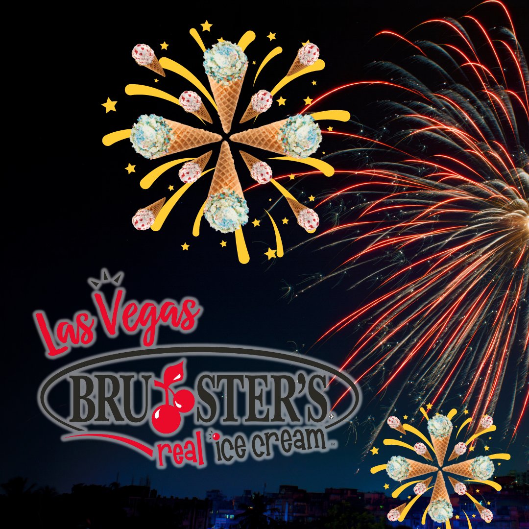 brustersvegas's tweet photo. 🎆 New Year's Eve is the perfect time to reflect! We're so grateful for our loyal customers, friends, and family. Thank you for supporting Bruster's Las Vegas! See you next year 😉 #brustersicecream #brusters #brustersrealicecream #brusterslasvegas #happynewyear #cowtocone https://t.co/jAoTnXbWFP