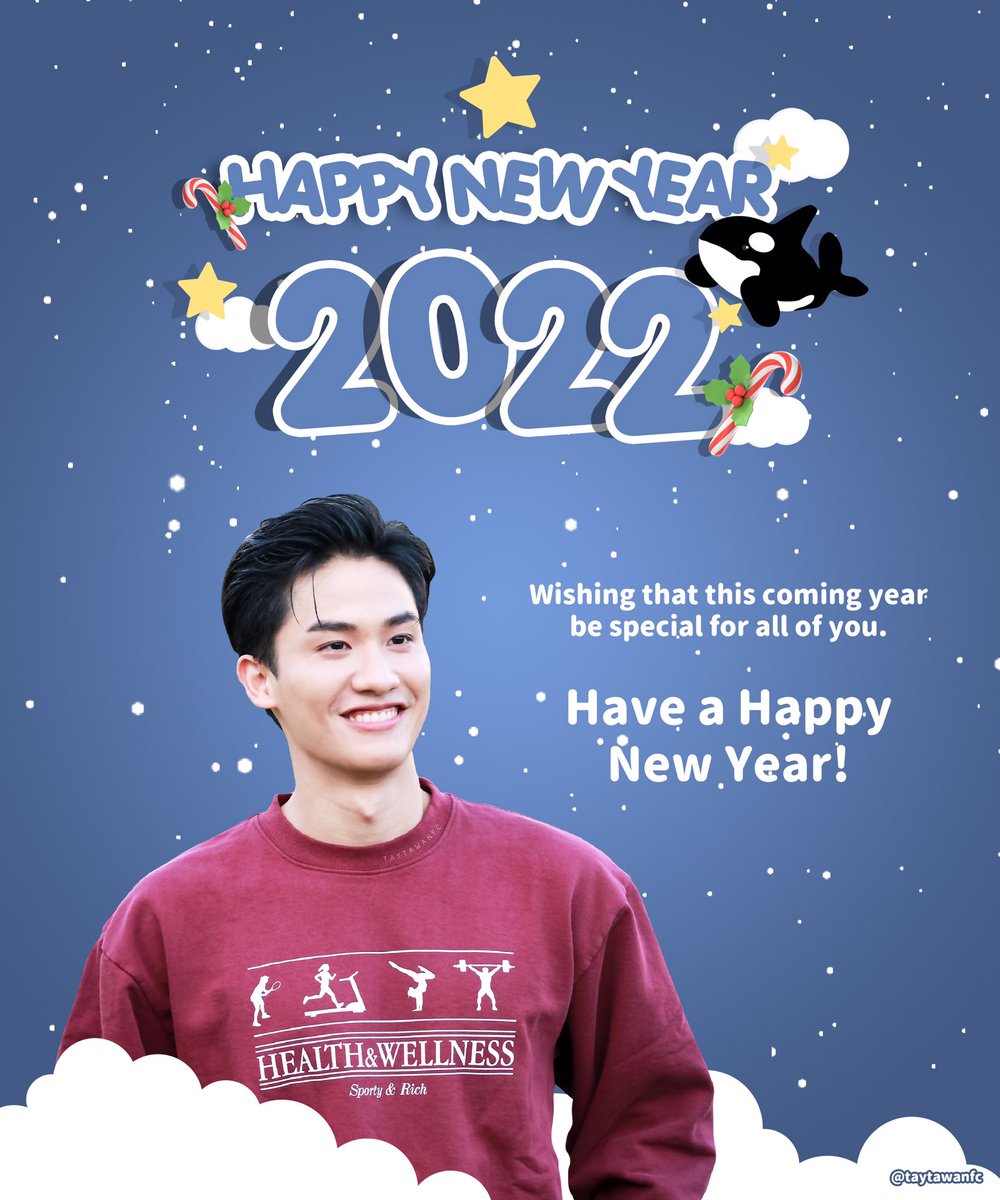taytawanfc's tweet photo. HAPPY NEW YEAR 2022 🎉

💙มาทำให้ปี้นี้เป็นปีที่พิเศษกันเถอะ!
มีความสุข สุขภาพแข็งแรงตลอดปีเลยนะคะ

💙Let make this year special!
Wishes you have a Happy moment and Healthy all along this year

#HappyNewYear2022 
#Tawan_V https://t.co/nJYElio7iX