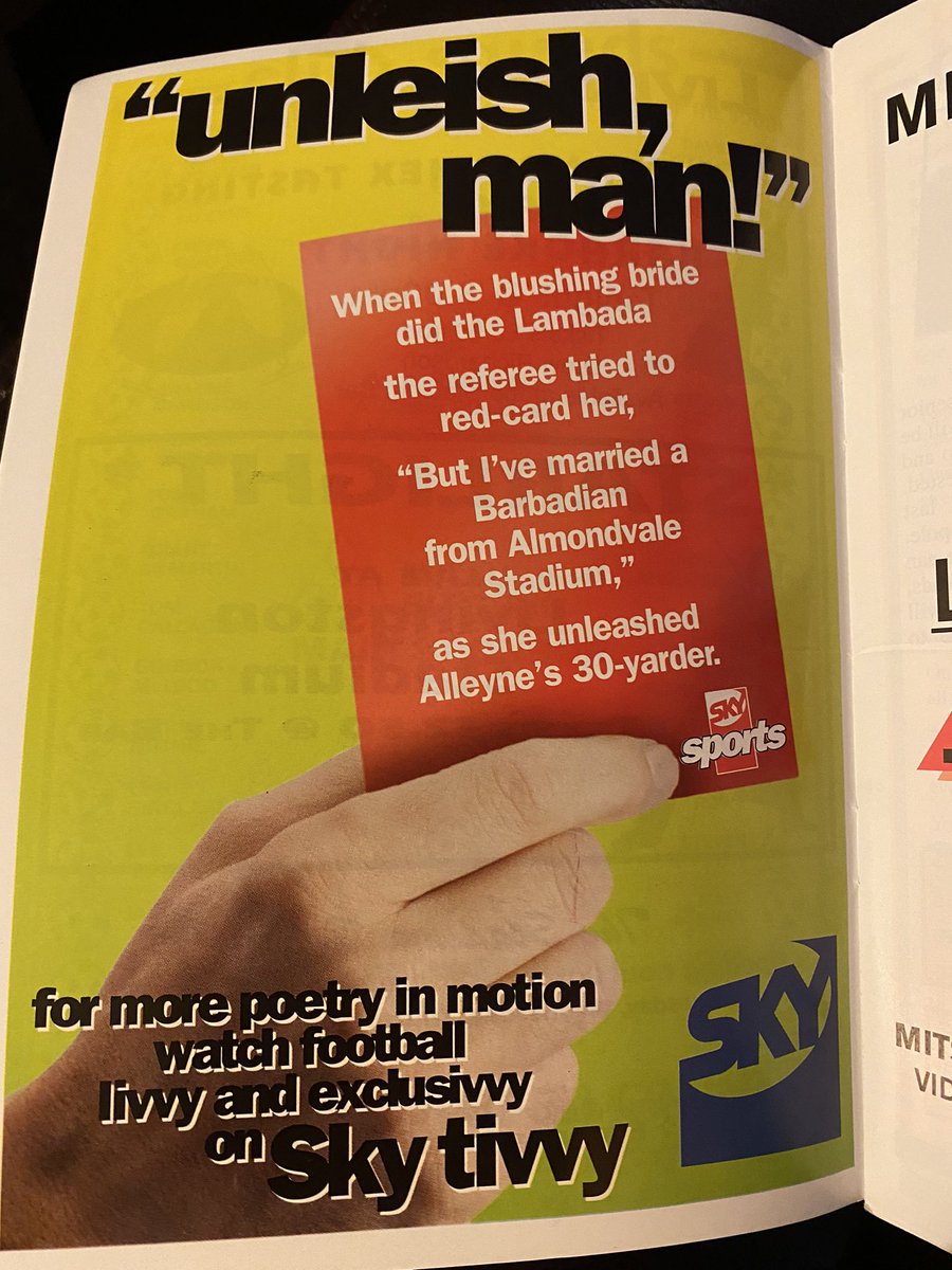 Big fan of this poetry from <a href="/ScotlandSky/">Sky Sports Scotland</a> back in 1996 even if they did call us Livvy